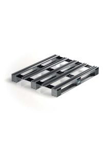 Pallet in metallo 120x100 cm - con assi