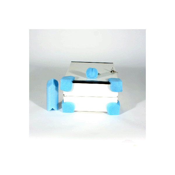 Set 3 Mascherine Angolari In Bachelite Per Legno: Raggi R10-R35 Per Fresatrice E Fresa A Mano - 4