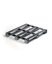 Pallet in metallo 120x100 cm - con assi
