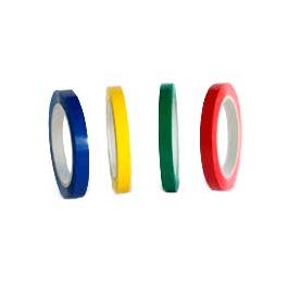 Nastro Adesivo PVC Personalizzato su Fondo Bianco, Trasparente o